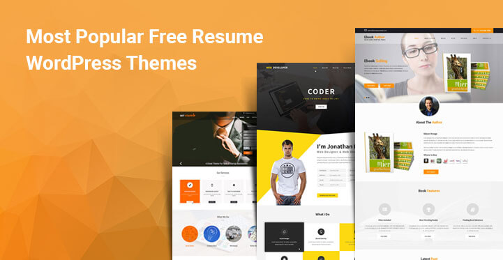 13 Most Popular Free Resume WordPress Themes for Creating Online CV