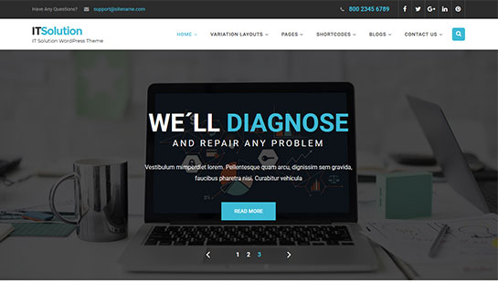 IT Solution WordPress theme