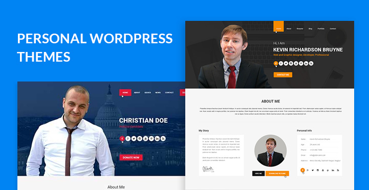 8 Best Personal Website WordPress Themes Designs for Personal Websites