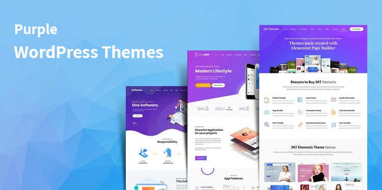 13 Modern Purple WordPress Themes for Creative Web Designs