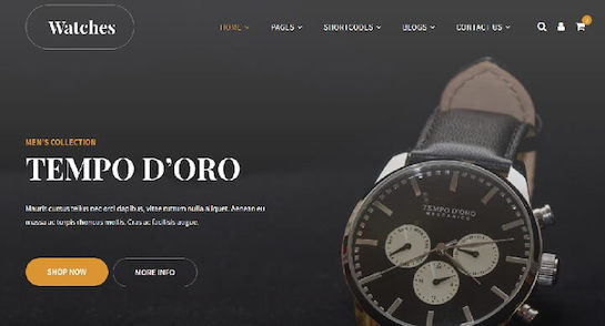 Luxury WordPress theme