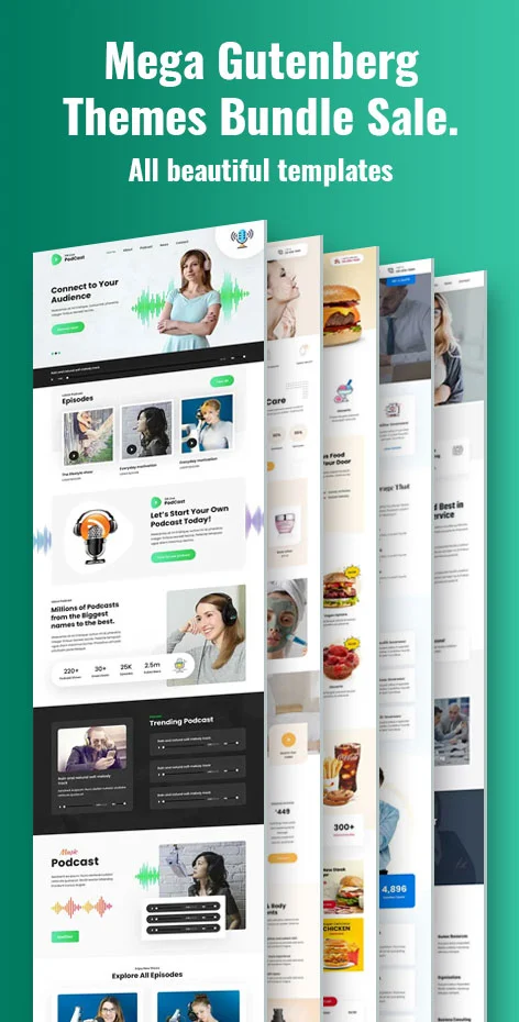SKT Gutenberg Bundle - Block Editor WordPress Themes