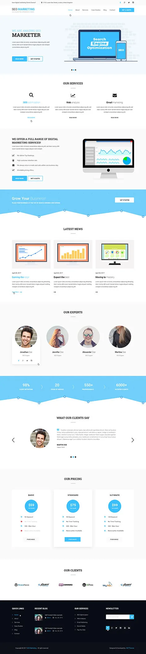 SKT SEO - SEO WordPress Theme